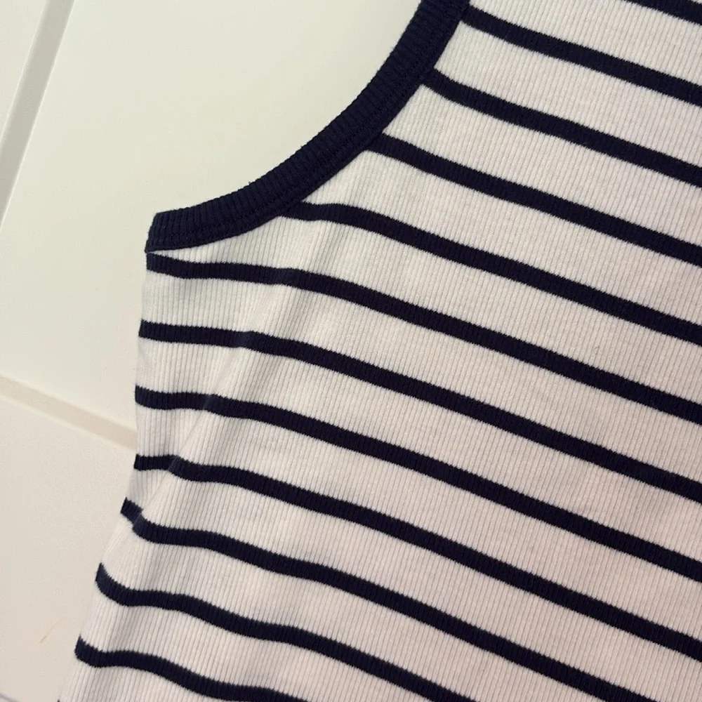 J Crew ribbed basic tank top